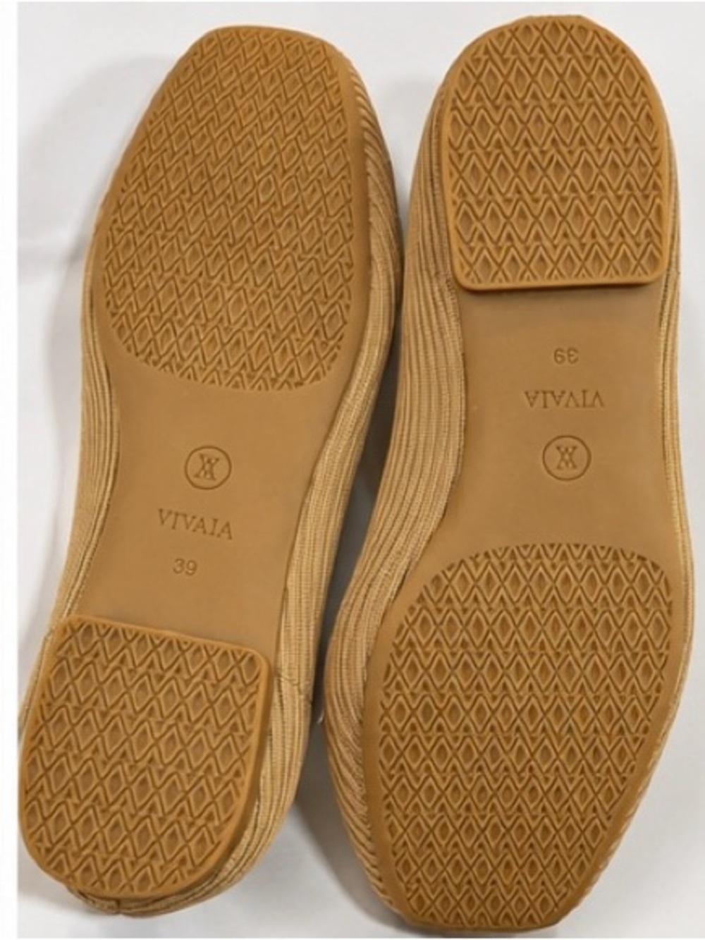VIVAIA Camel Knit Ballet Flats Square Toe Washable Women’s 8.5 EU - Picture 5 of 5